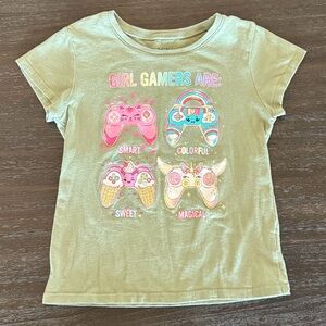 Children's Place Girls Small 5/6 Gaming Tee